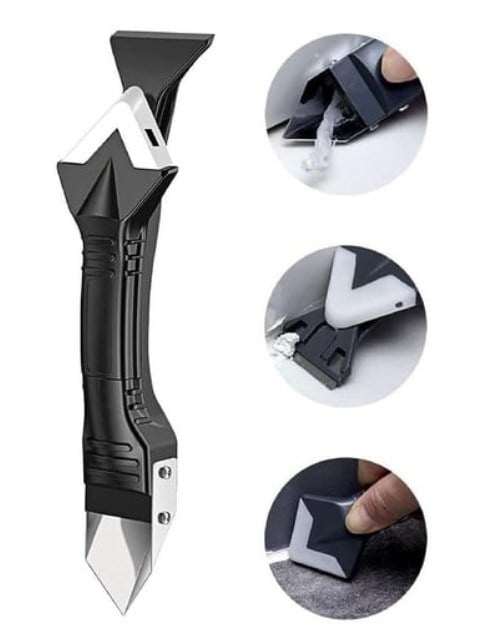 Sunup SN-22163 Boya Silikon Derz Çekme Kazıyıcı Aparatı Spatula