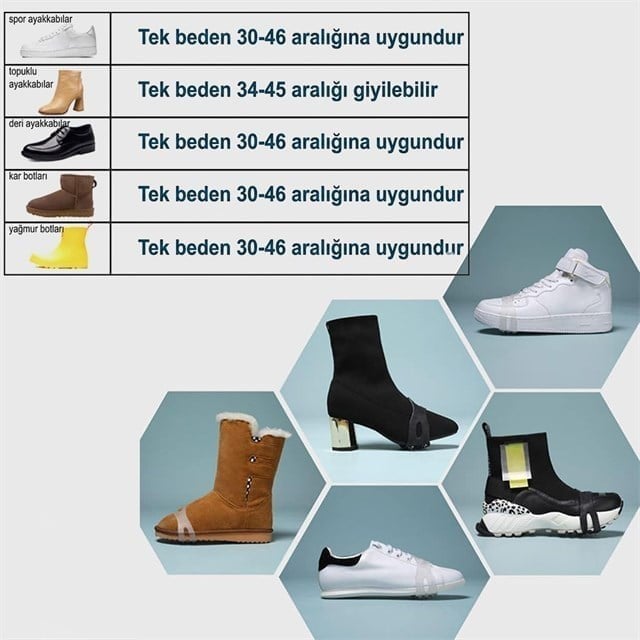 Sunup SN-29278 Karda Kayma Önleyici Ayakkabı Aparatı Beyaz
