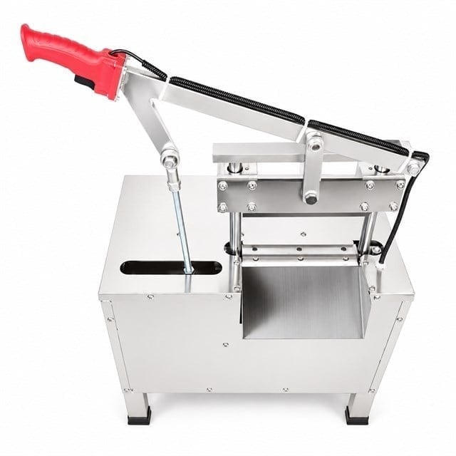 Sunup SN-30982 Otomatik Kemik ve Et Kesme Makinesi Gıda Sınıfı Paslanmaz Çelik Endüstriyel Giyotin Dilimleyici