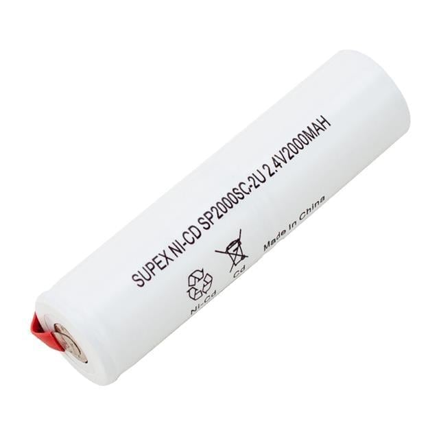 Supex Üst Üste Dik 2li 2.4V 2000mAh Süpürge Pili