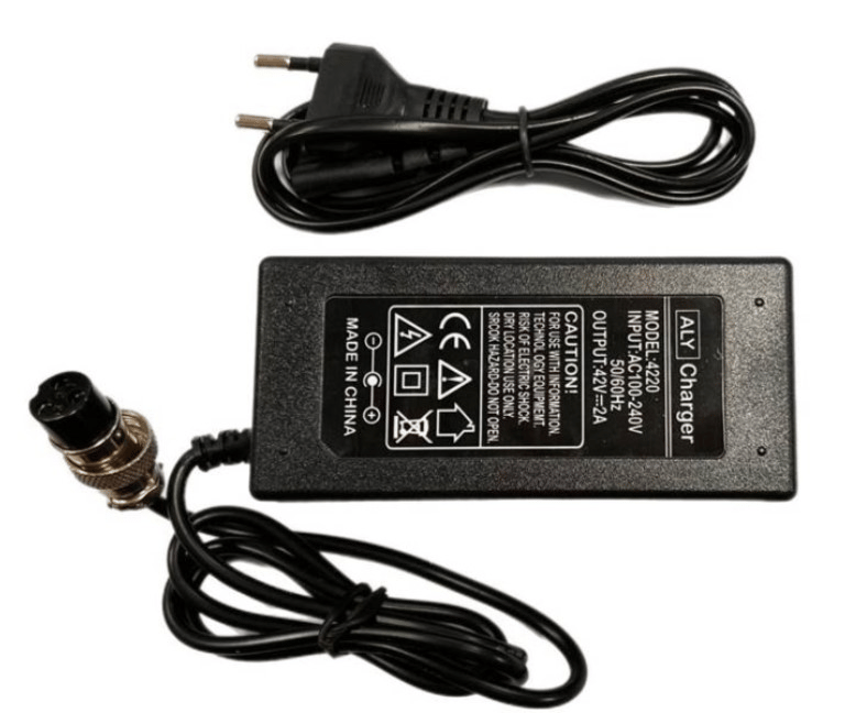 Swat ATZ423 42V 2A 3 Pin Mayk Uçlu Onvo Bisiklet/Scooter Şarj Adaptörü