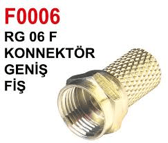 Swat F0006 RG-6 F Konnektör