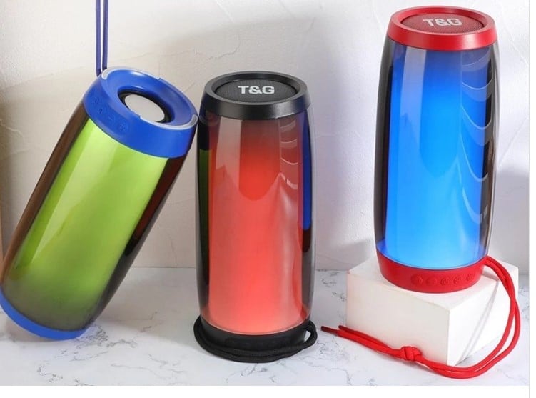 T&G TG-335 Usb Sd Kart Girişli Fm Radyolu Bluetoothlu Ledli Müzik kutusu Hoparlör