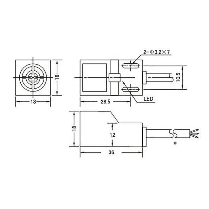 TRİO SN04-P 10-30V 5mm PNP NO Endüktif Mesafe Sensörü