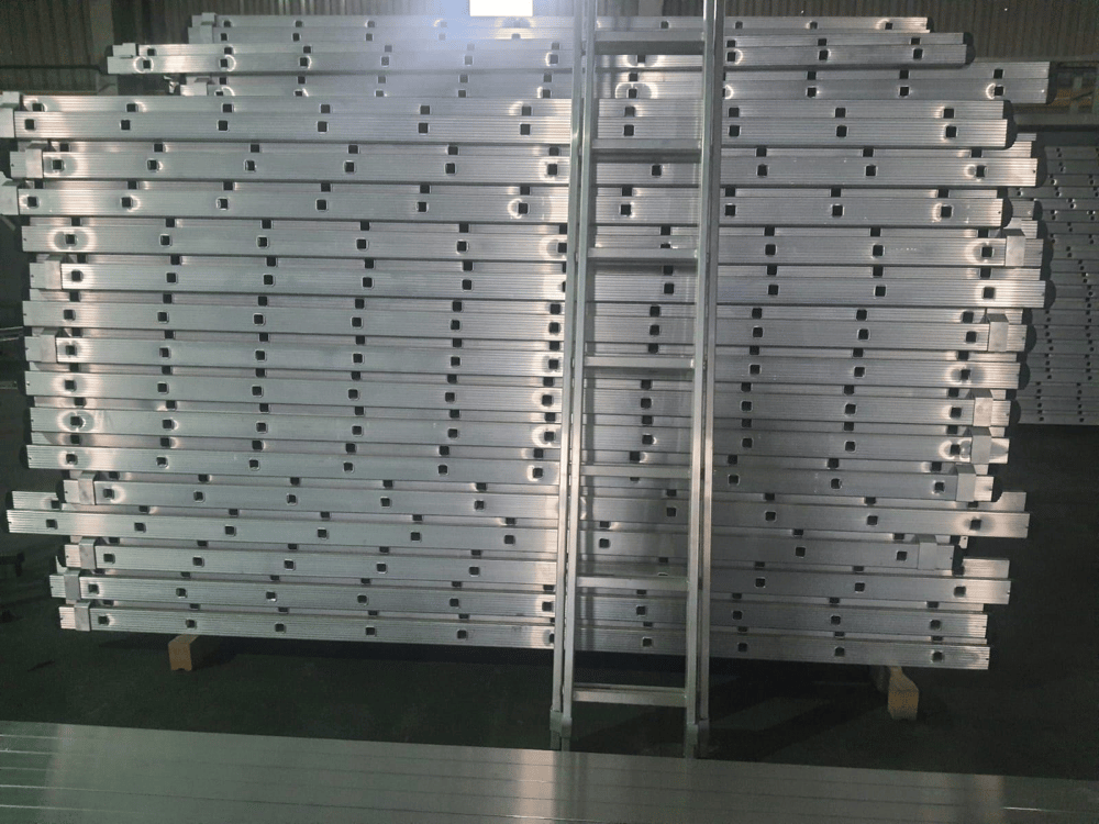 TRİO Tek Parça 2.5 Metre Alüminyum Merdiven
