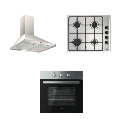 Teka Chef 1 Ankastre 3'Lü Set (Ocak + Fırın + Davlumbaz) - Ücretsiz Sevk
