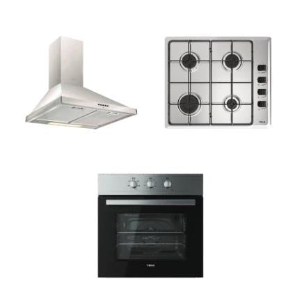 Teka Chef 1 Ankastre 3'Lü Set (Ocak + Fırın + Davlumbaz) - Ücretsiz Sevk.