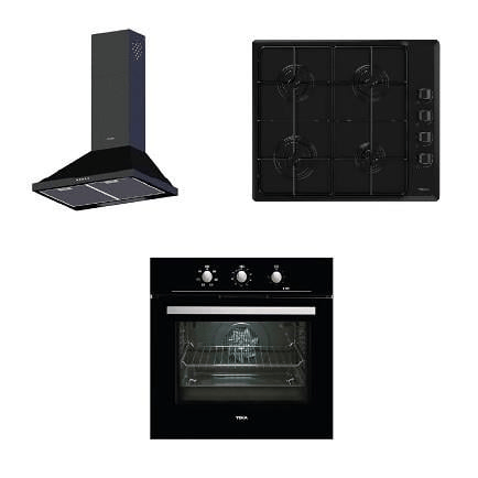 Teka Chef 3 Ankastre 3'Lü Set (Ocak + Fırın + Davlumbaz) - Ücretsiz Sevk