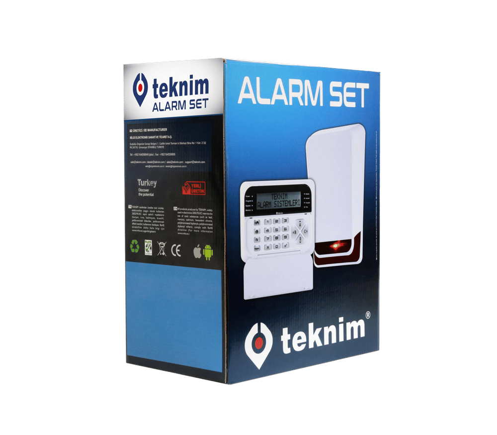 Teknim TSP-5334LCD Ethernet Alarm Seti (Akü Hariç)