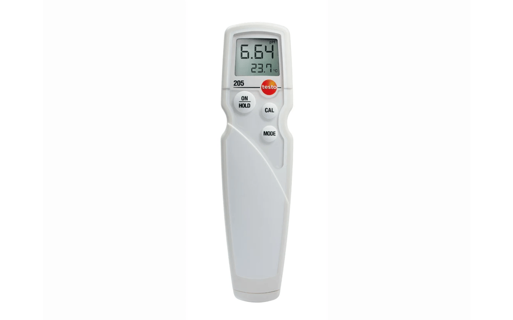 Testo 205 Başlangıç Seti – Yarı Katı Maddeler için pH/Sıcaklık Ölçüm Cihazı | 0563 2052 | pH Metre