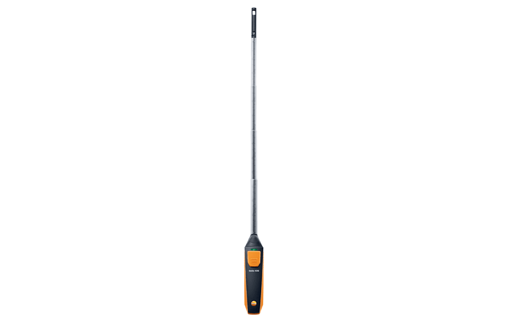 Testo 405i – Akıllı Telefon ile Yönetilebilen Termal Anemometre | Hacimsel Debi, Hava Hızı ve Sıcaklık Ölçümü | Bluetooth | 0560 1405