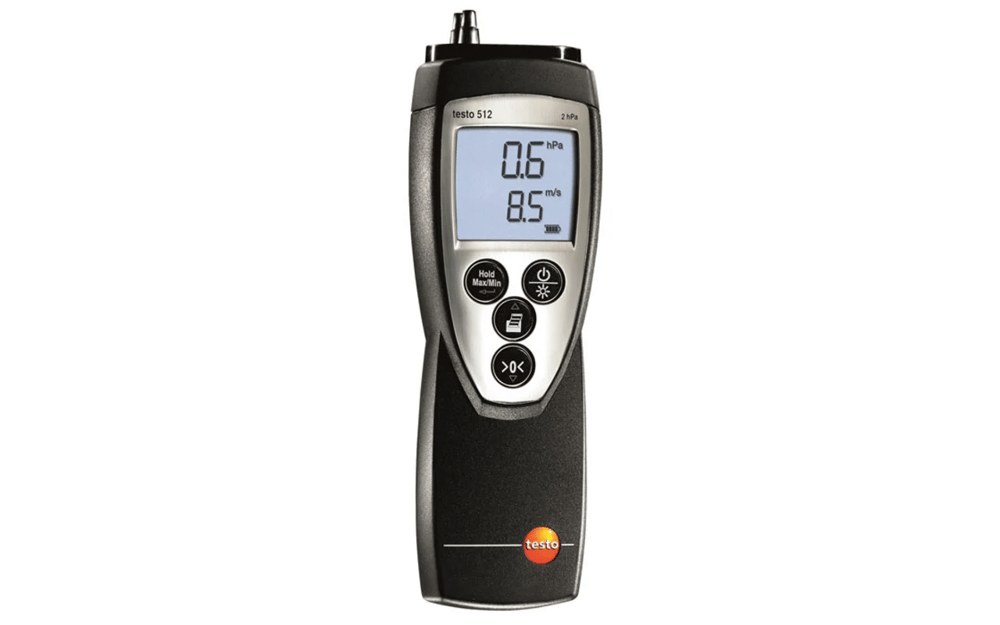 Testo 512 - 0 ila 2000 hPa Basınç ve Akış Hızı Ölçüm Cihazı | 0560 5129