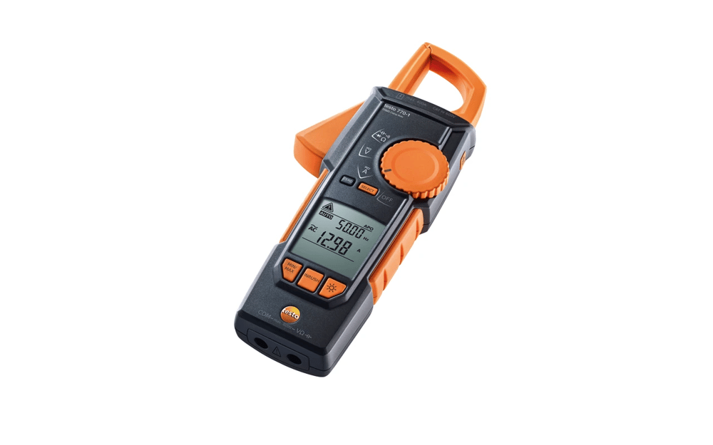 Testo 770-1 TRMS Pens Ampermetre | AC/DC Akım Ölçer | 400 A | Başlatma Akımı | İki Satırlı Ekran | 0590 7701