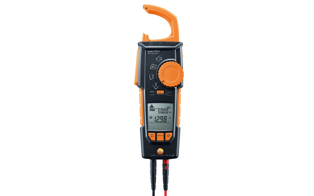 Testo 770-2 TRMS Pens Ampermetre | AC/DC Akım Ölçer | Başlatma Akımı | μA Ölçümü | Sıcaklık Adaptörü | İki Satırlı Ekran | 0590 7702