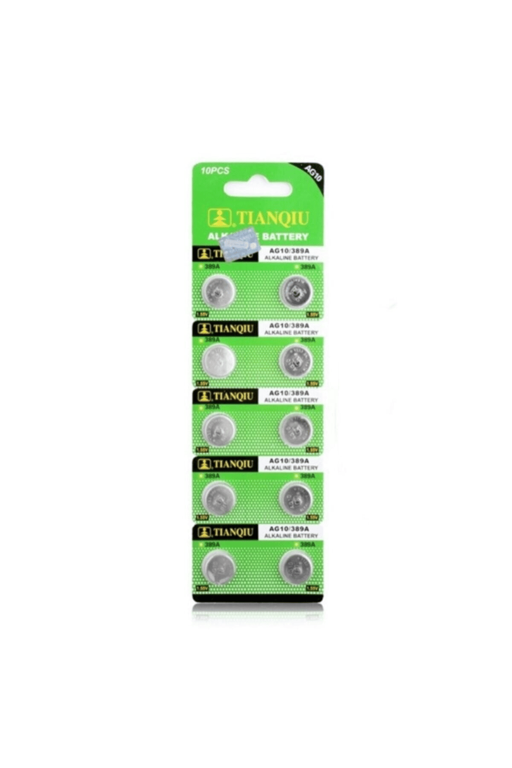 Tianqui AG10 Lr1130/389A 1.5 Volt Saat Pili 10 Lu Paket Halinde