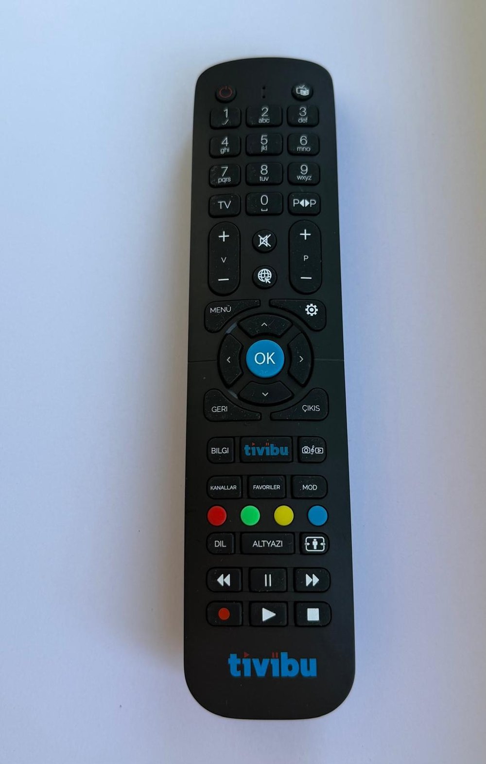 Tivibu 6870 HD Orijinal Mavi Uydu Kumandası
