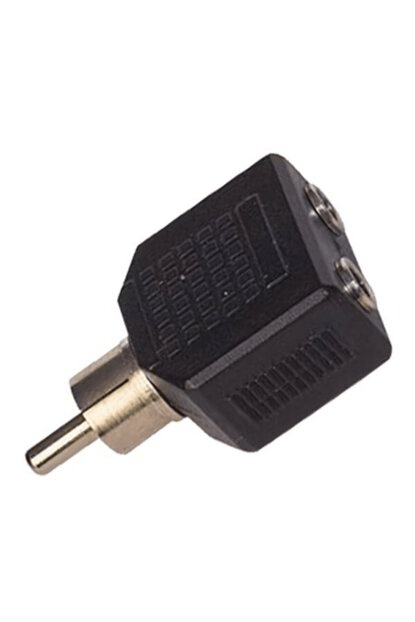 Tos Rca Erkek - 2 x Stereo Dişi Jack Dönüştürücü