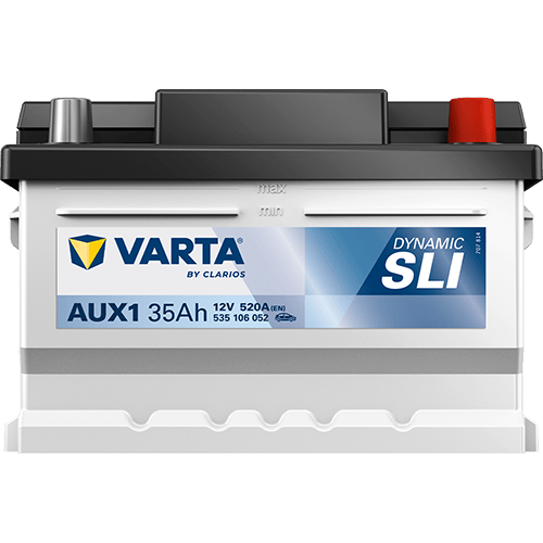 VARTA Dynamic AUX 12V 35Ah 520 A – Start-Stop ve xEV Küçük Akü