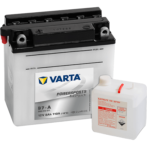 VARTA Powersports Freshpack 12V 8Ah 110A – B7-A | Motosiklet & Hafif Araç Aküsü