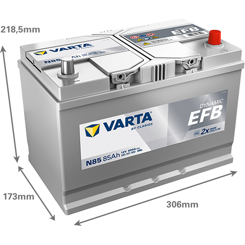 VARTA ProMotive EFB 12V 85Ah 800 CCA  Start-Stop Akü