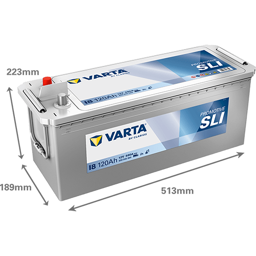VARTA ProMotive SLI 12V 120Ah 680 A – Ağır Ticari Akü | I8