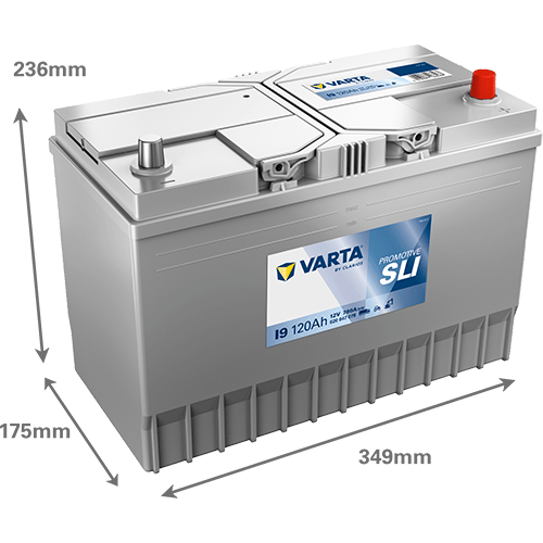 VARTA ProMotive SLI 12V 120Ah 780 A – Ağır Ticari Akü | I9