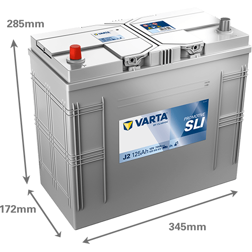 VARTA ProMotive SLI 12V 125Ah 720 A – Ağır Ticari Akü | J2