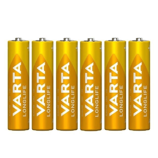 Varta Longlife Alkalin Aaa İnce Kalem Pil 6'lı Paket
