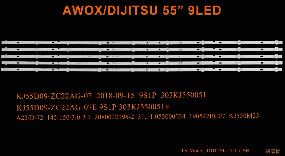 Winkel SET-2382/2527 Awox 55