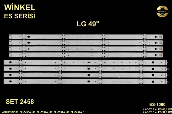 Winkel SET-2458/2534 LG 49