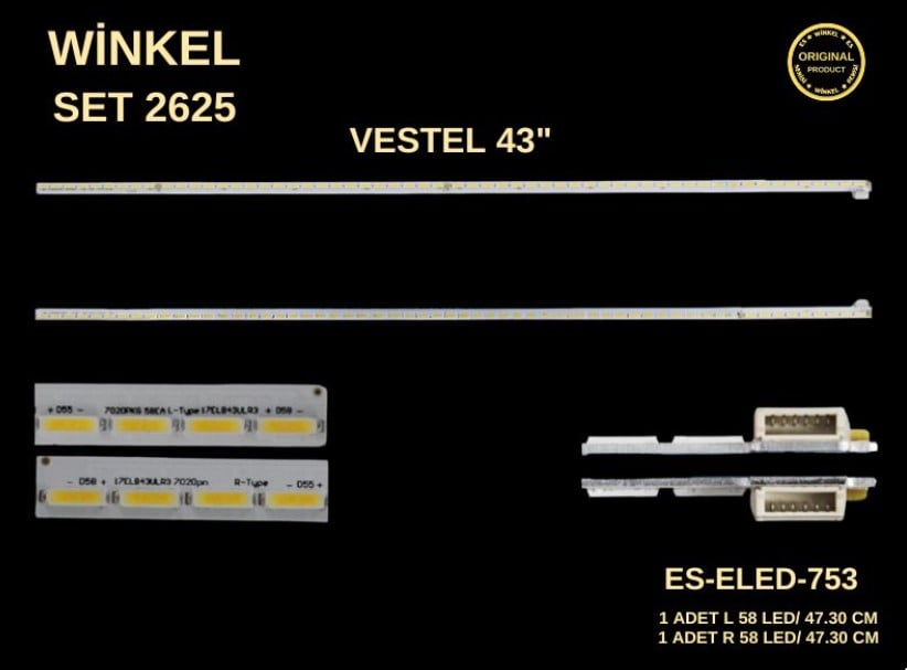 Winkel SET-2625 Vestel 43
