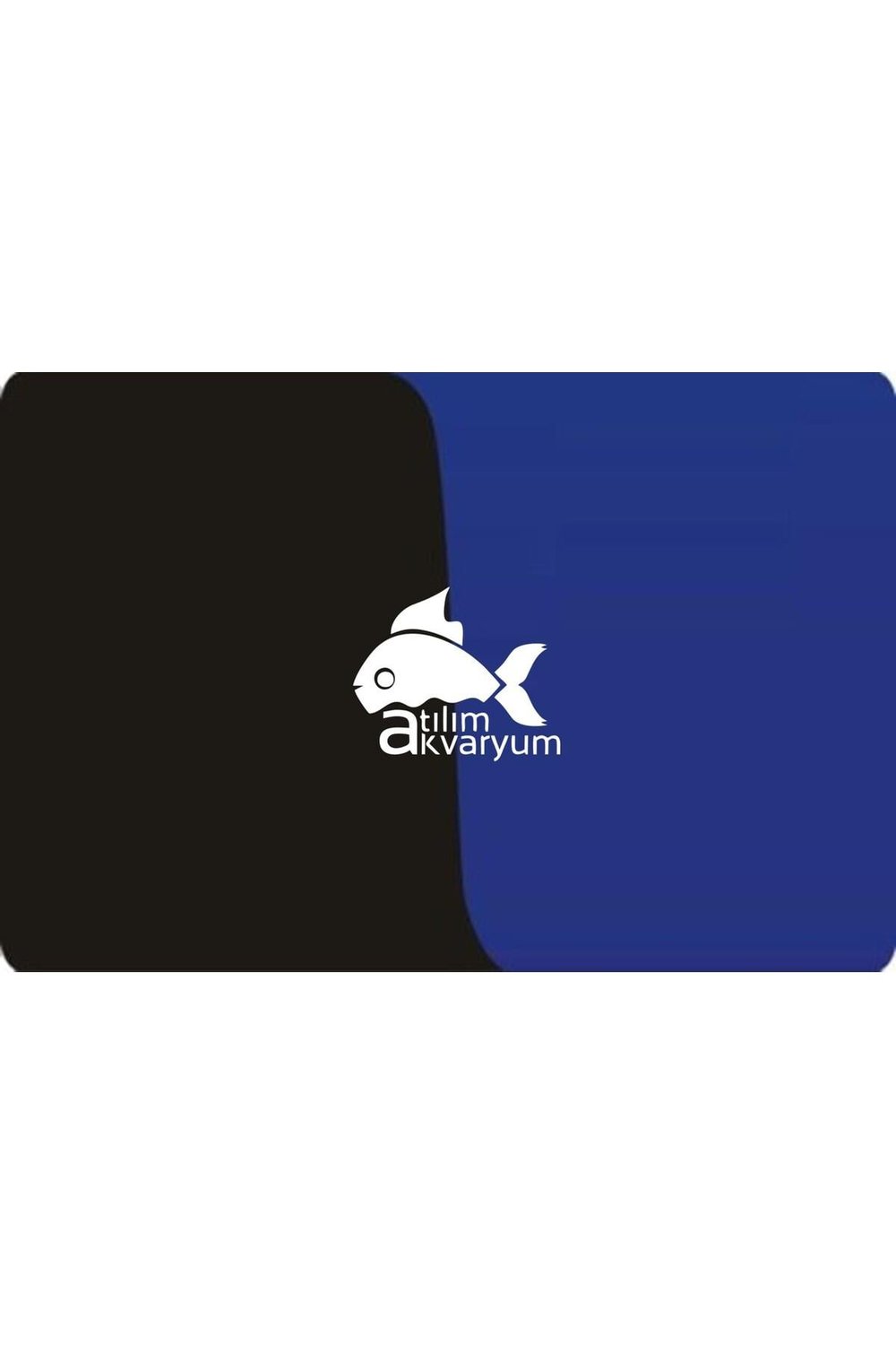 Arka Fon Çift Taraflı Lacivert-Siyah Yükseklik 40cm Uzunluk 50cm