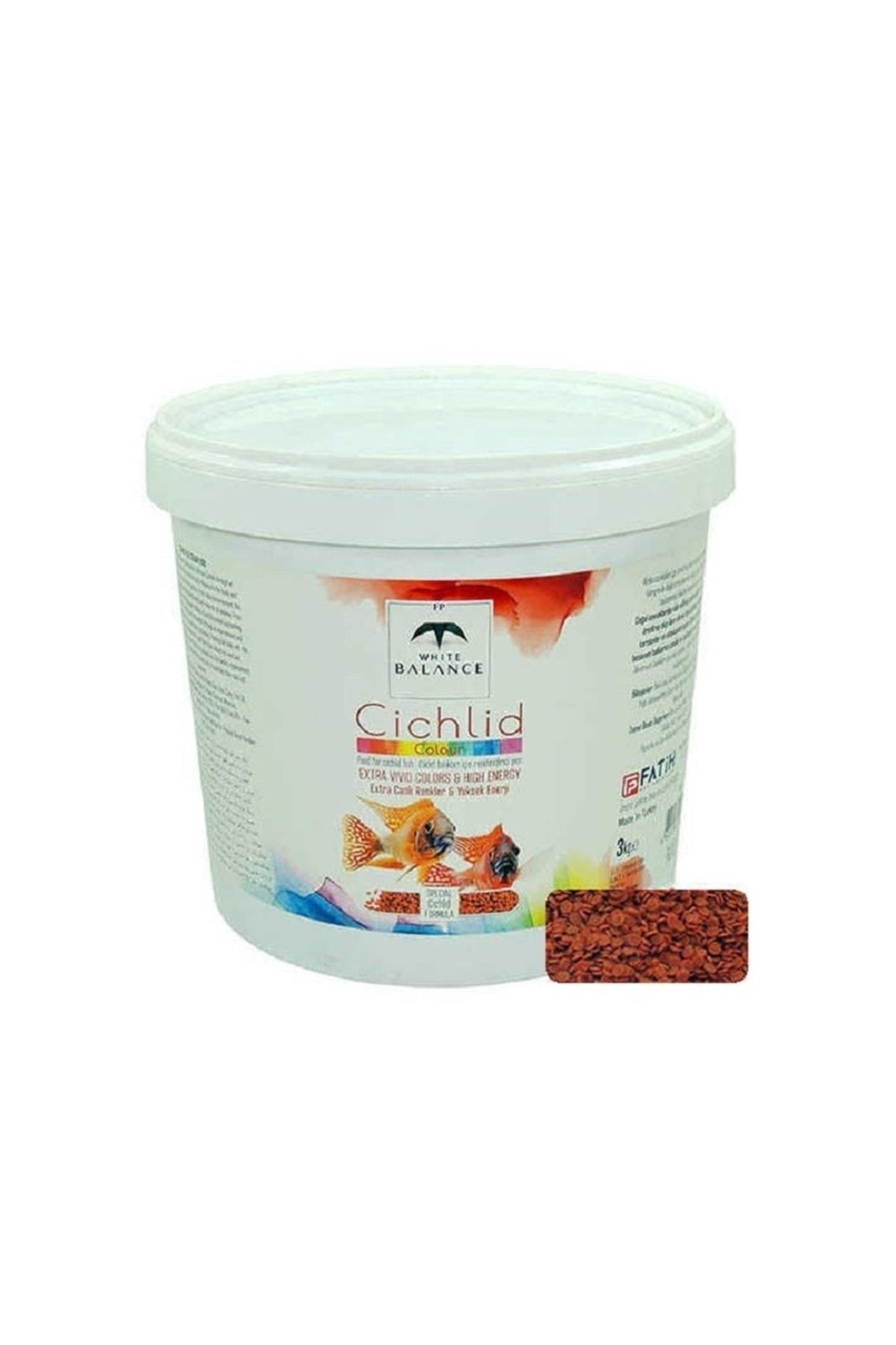Cichlid Colour Granül Balık Yemi 50 Gram