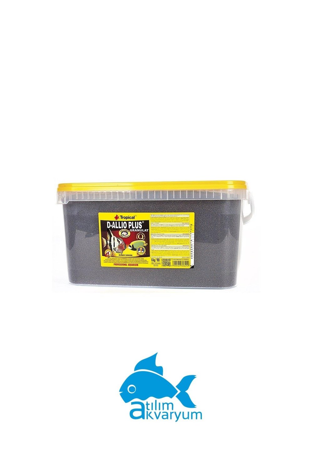 D-Allıo Plus Sarımsaklı Granül Balık Yemi, Discus Yemi 100 Gram
