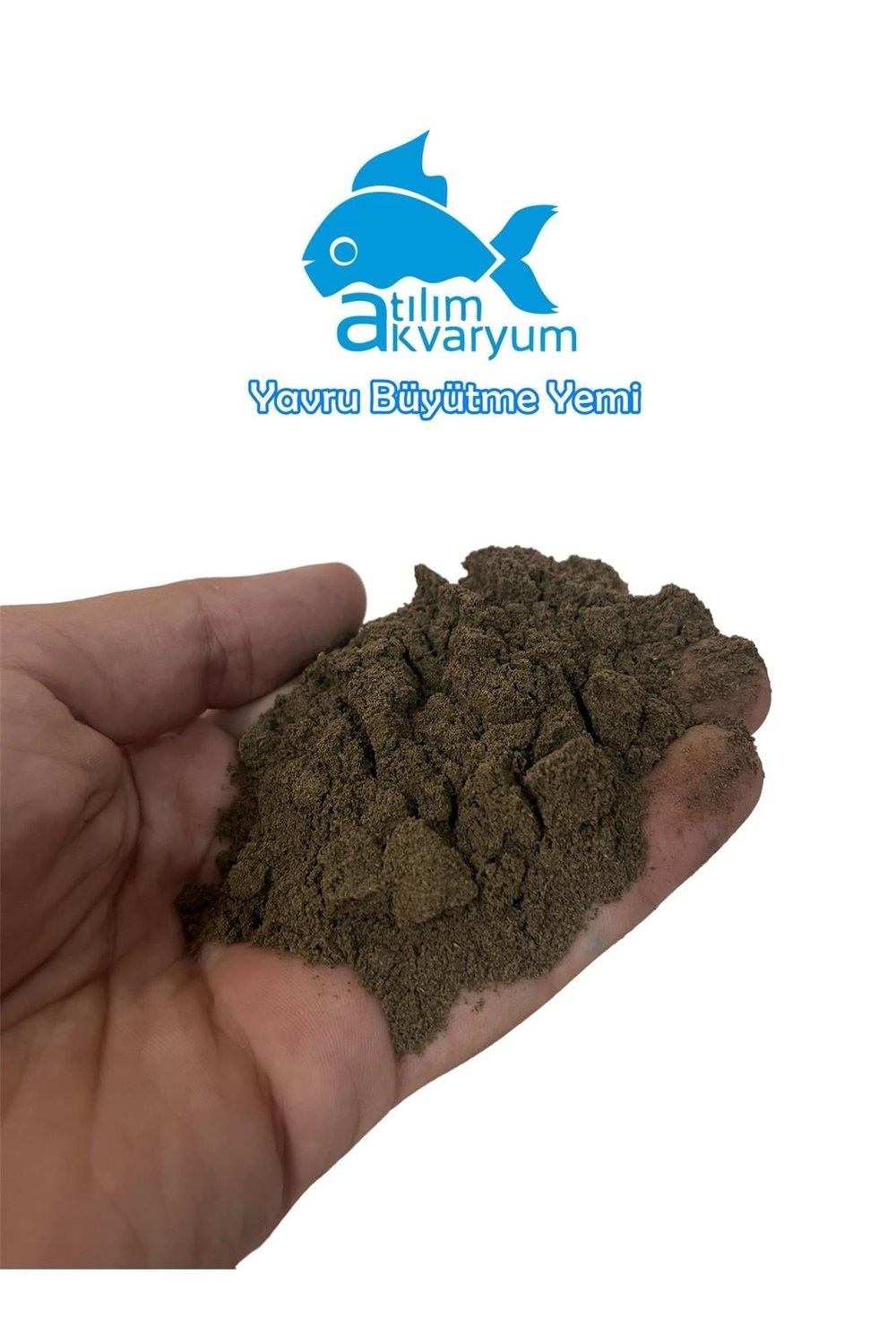 Premium Yavru Balık Yemi, Balık Büyütme Yemi Toz Yem 500 gram