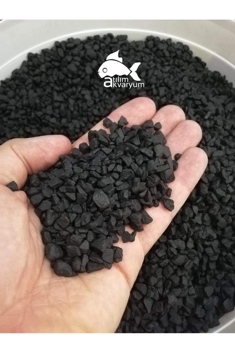 Siyah Akvaryum Bitki Kumu 5 KG 4-5mm