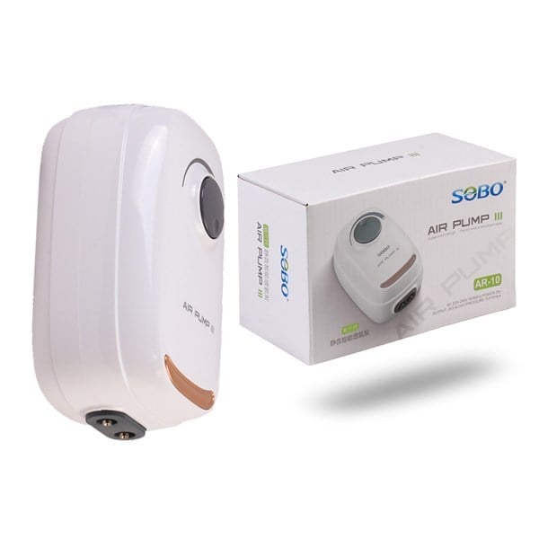 Sobo AR-10 Çift Çıkış Hava Motoru 3W 6,8Lt/H (Sessiz ve Ayarlanabilir)