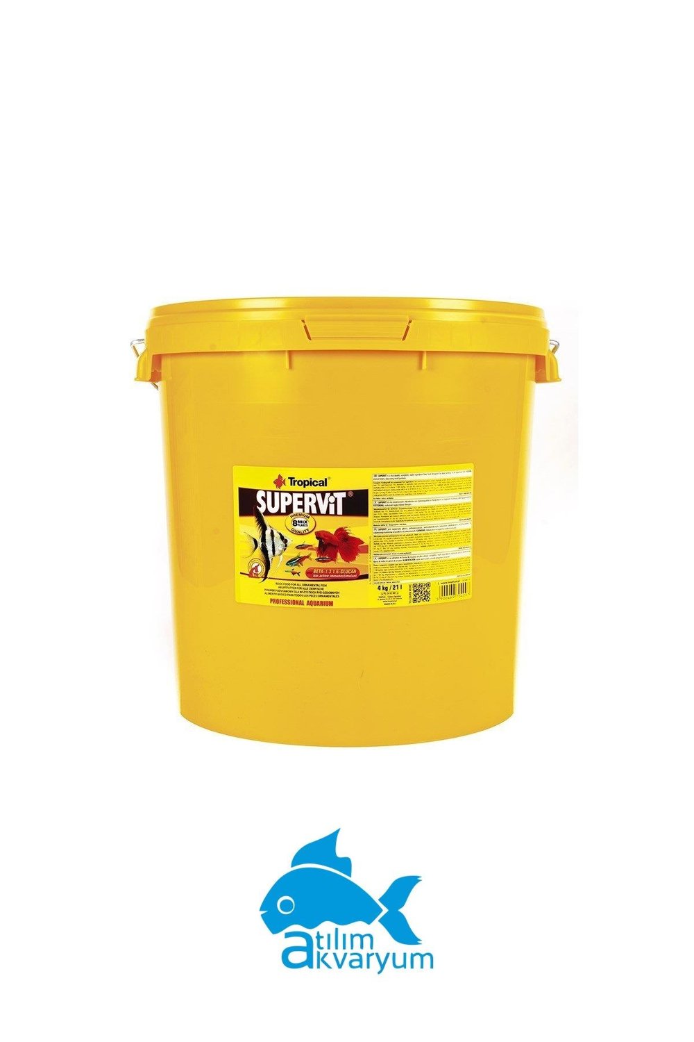 Supervit Pul Yem Tropikal Balık Yemi Yüksek Kalite 40 Gram