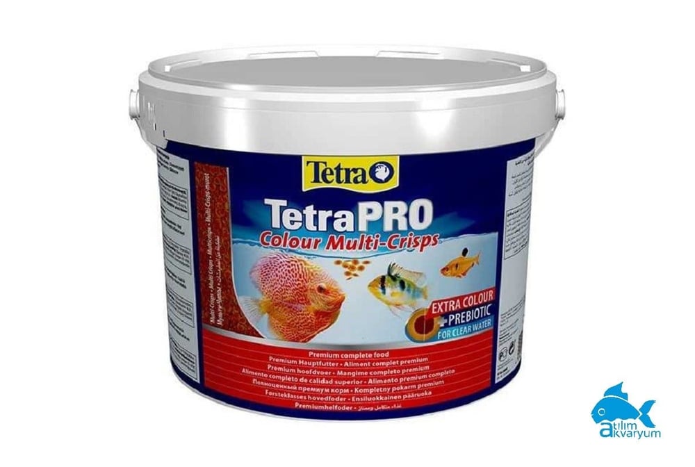 Tetra Pro Colour Renklendirici Tropikal Balık Yemi 10 Lt Kova