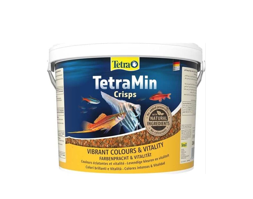 Tetramin Pro Crisps Tropikal Balık Yemi 10 Lt Kova