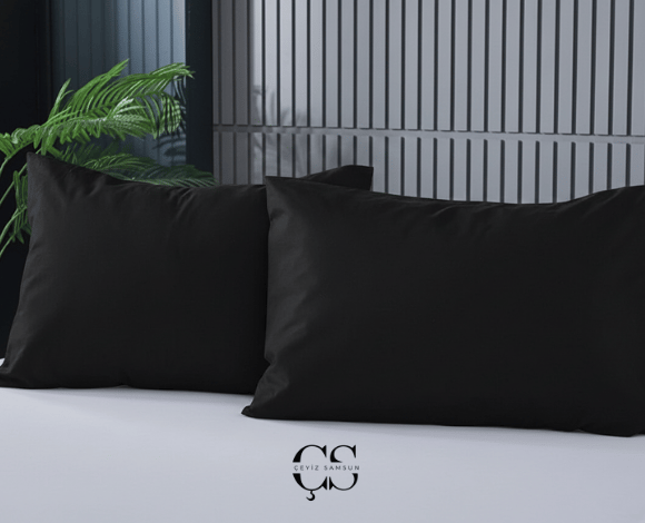 Yastık Kılıfı 50 x 70 cm - Siyah