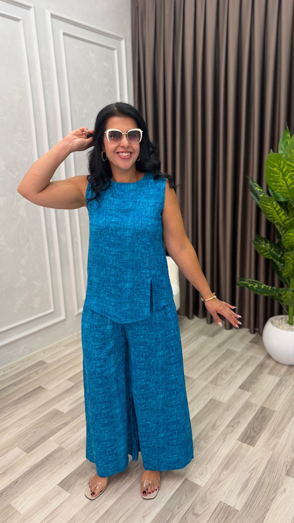 AZURE COMFORT İKİLİ TAKIM İNDİGO MAVİ