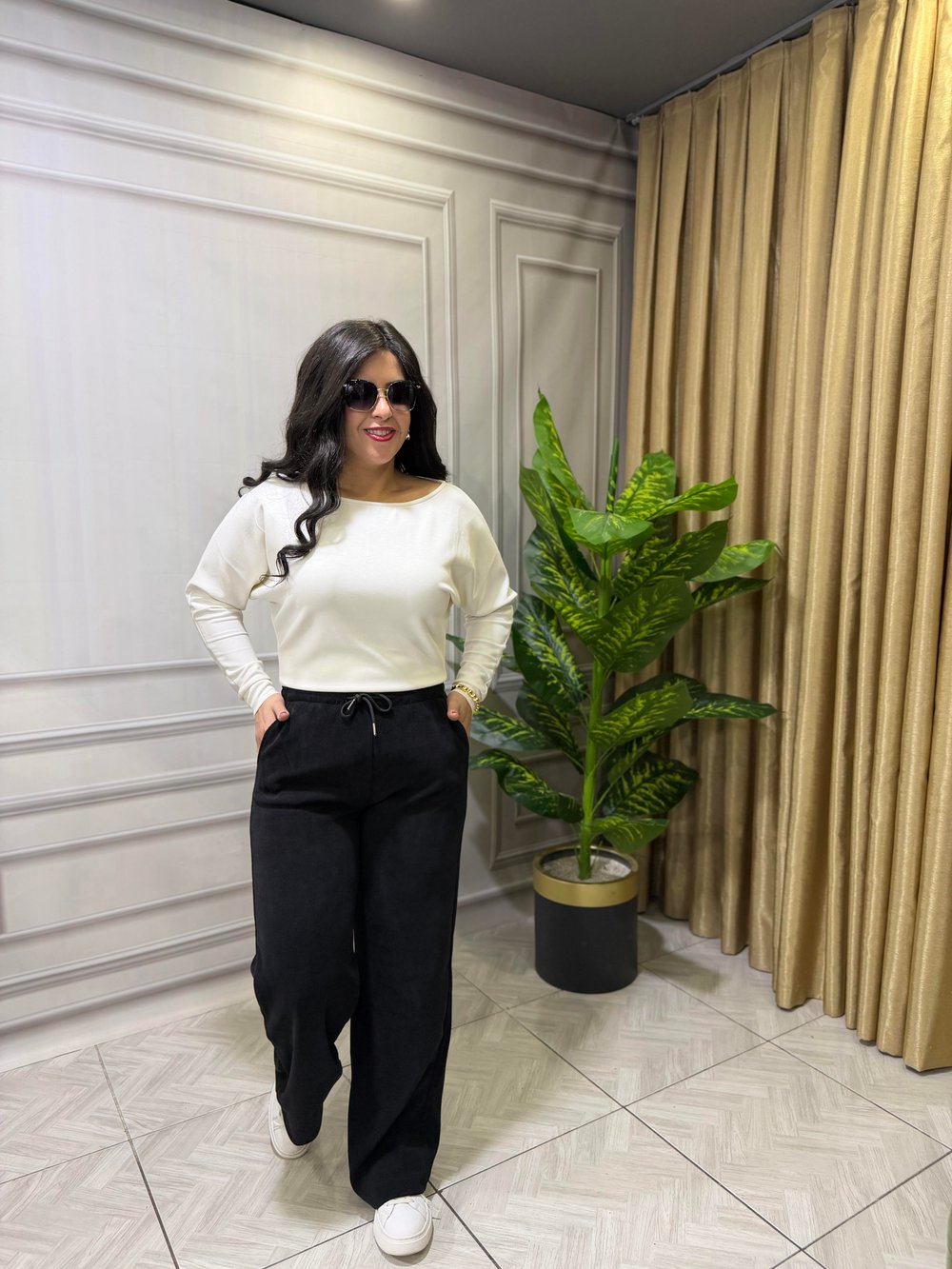 MILANO COMFORT İTALYAN KADİFE PANTOLON SİYAH