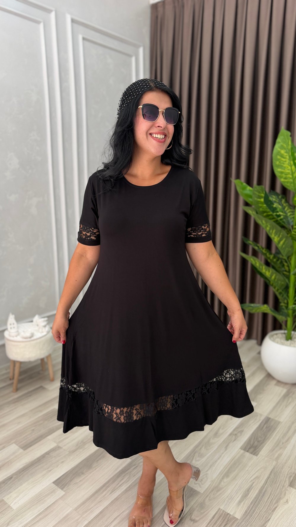 NOIR ELEGANCE ELBİSE SİYAH