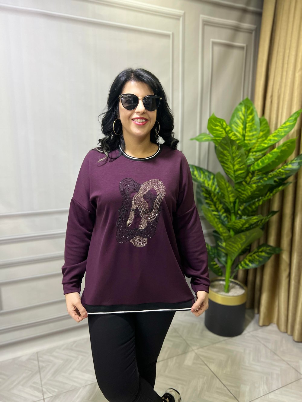 PURE MODAL TASARIM SWEAT MÜRDÜM