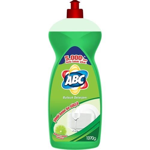 Abc Sıvı Bulaşık Deterjanı 1370 Gr. Misket Limonu Kokulu