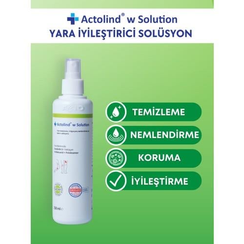 Actolınd® W Solutıon 250 ml | Yara Iyileştirme Solüsyonu