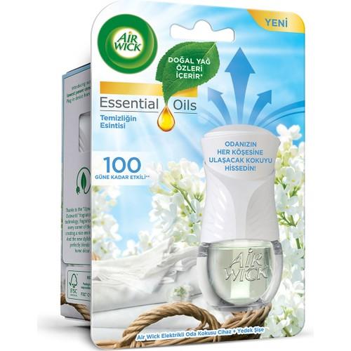 Air Wick Elektrikli Kit Oda Kokusu Temizliğin Esintisi ( 1 Adet Cihaz + 1 Adet Yedek Şişe )