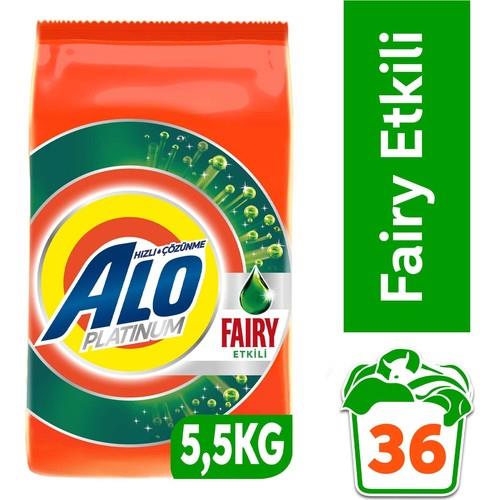 Alo Platinum 5.5 Kg Fairy Etkili Beyazlar Hızlı Çözülme Toz Deterjan