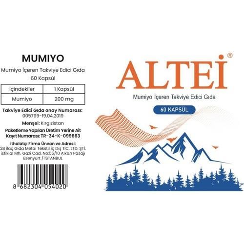 ALTEİ MUMİYO 60 KAPSÜL